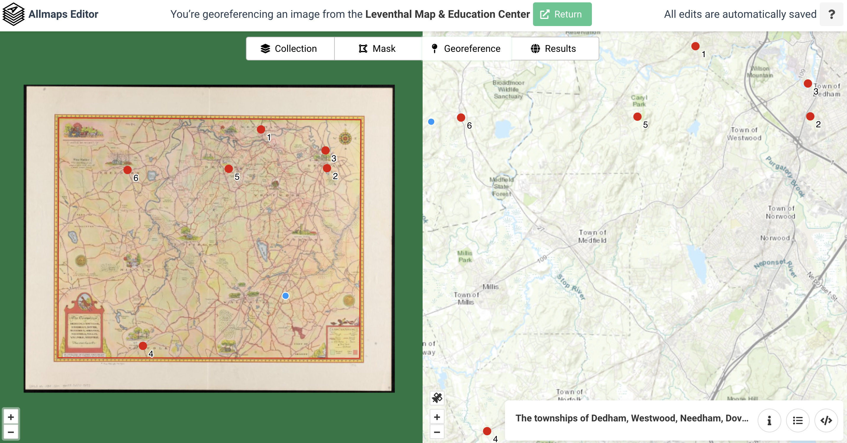  **Georeferencing the [1934 map of Massachusetts](https://collections.leventhalmap.org/search/commonwealth:q524n357v) townships in Allmaps Editor** 